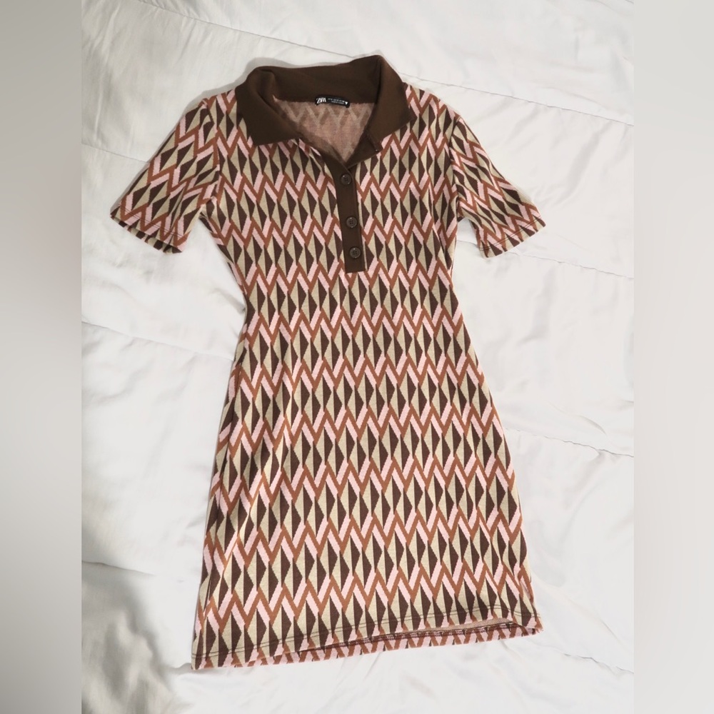 Zara collared dress